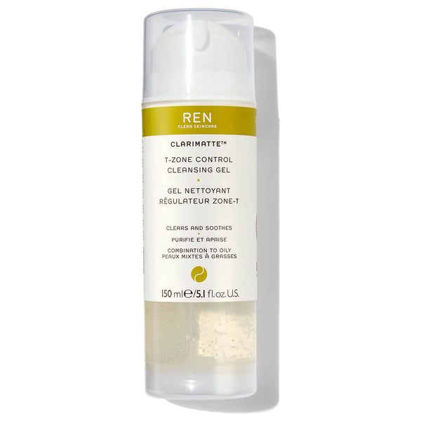 REN Clarimatte T-Zone Control Cleansing Gel 150ml